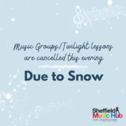 Music Groups / Twilight Lessons - Cancelled this evening